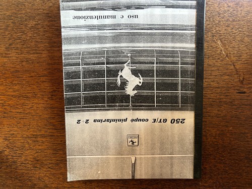 Manuale ferrari 250gte - manuale,
