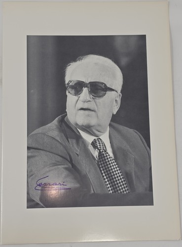 Firmato enzo ferrari - e, niki